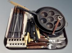 A group of Danish boxed and unboxed flatware,