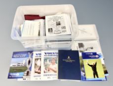A collection of golf open Championship memorabilia, programmes circa 1970-2010,