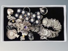 A small group of costume jewellery