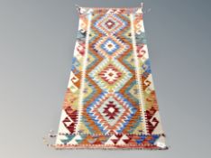 A Chobi Kilim runner 150 cm x 64 cm