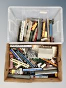 Two boxes of HO gauge rolling stock