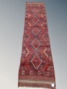 A Meshwani runner 252 cm x 58 cm