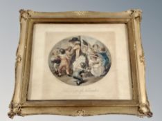 A 19th century hand coloured stipple engraving 'The Fifth of November',