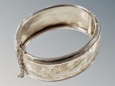 A vintage two colour bangle