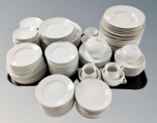 Approximately 140 pieces of Bing and Grondhal white porcelain tea and dinner ware