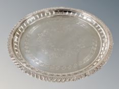A vintage salver
