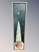 Danish School : Figure wearing pointed hat, oil on canvas,