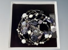 A small group of costume jewellery