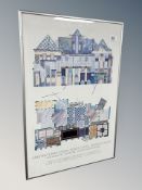 A Danish gallery poster 61 cm x 41 x cm