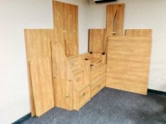 A Gautier storage bunk bed system (dismantled)