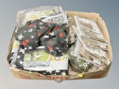 Twenty eight Infinity scarves and twenty one pieces of head ware various