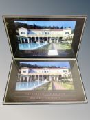 Two framed John Paul Getty museum posters,