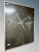 A Danish print depicting a figure,