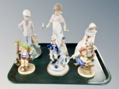 Three Nao figures,