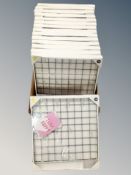 A box of metal board LED photo clip lights