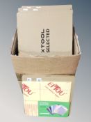 Sixteen packs of acrylic, each containing three sheets, grey,