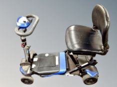 A Solax folding mobility scooter with key CONDITION REPORT: With battery but no