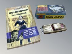 A Corgi 261 James Bond's Aston Martin DB5 from Goldfinger, in original box with baddy,