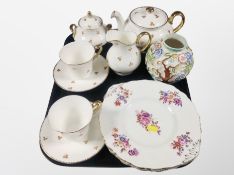 An H J Wood Indian tree pattern vase,