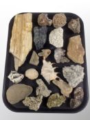 A group of gemstones,