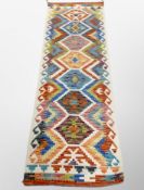 A Chobi kilim runner,