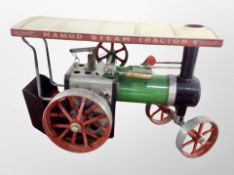 A Mamod steam tractor