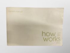 Ten Driver's Manuals/Owner Booklets in Original Wallets : 7 x Honda and 3 x Skoda.