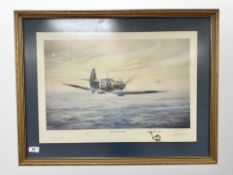 After M A Kinnear : Brief Encounter, limited edition signed colour print, 'Red' Nichols-Palmer,