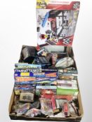 Two boxes of DVD's including Dr Who, Star Trek,