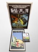 A reproduction Tynemouth railway poster and two further pictures