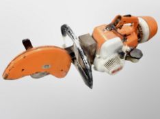 A Stihl concrete saw