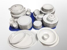 Approximately ninety eight pieces of Bavarian Tircheenreuth tea and dinner porcelain