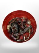 A collection of lady's quartz wrist watches