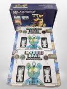 A Solar Robot building kit in box and two further key ring making kits