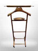 A beech valet stand,