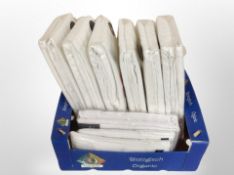 A box of H-Line hotel collection duvet covers