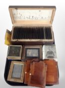 A collection of colour slides and photographs