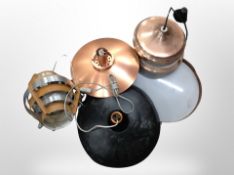 A box of Danish pendant light fittings