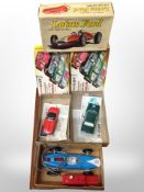 An Airfix 1:32 scale Jaguar E-type construction kit,