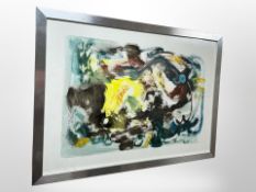 Danish School : Abstract study, watercolour,