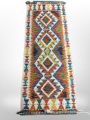 A Chobi kilim runner,