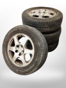 Four Michelin tyres,