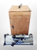 A C Baker microscope in box no.