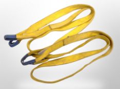 Two heavy duty cord straps