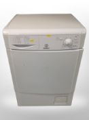 An Indesit condenser dryer