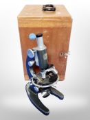 A C Baker microscope in box no.