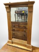 A pine mirror height 75 cm