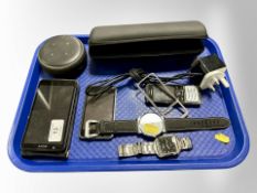 A group of mobile phones including Sony, Nokia,