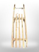 An antique Davos sledge CONDITION REPORT: Historic worm damage