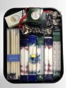 A group of Royal Copenhagen Christmas candles,